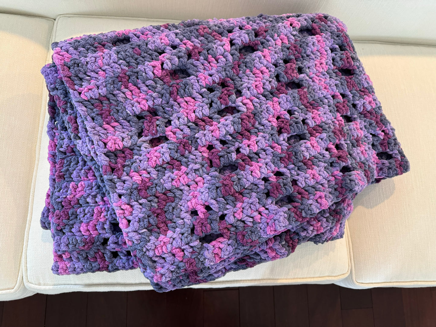 Paw Print Afghan