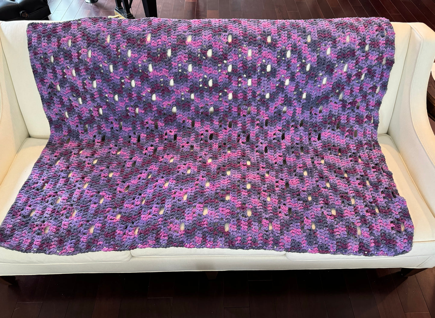 Paw Print Afghan
