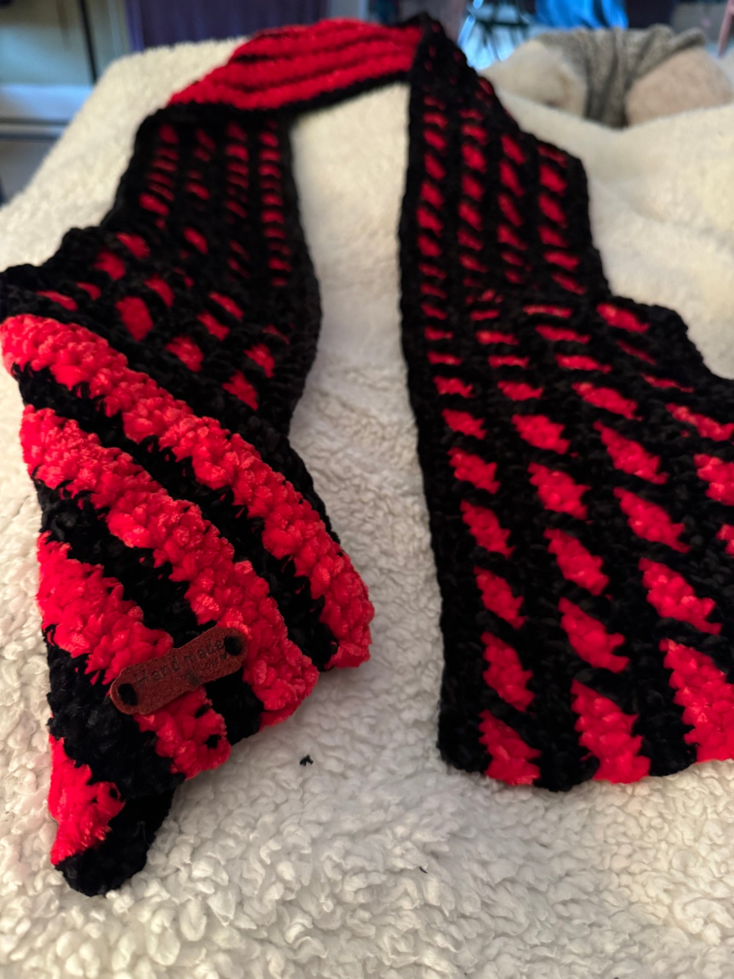 Reversible Two Color Scarf