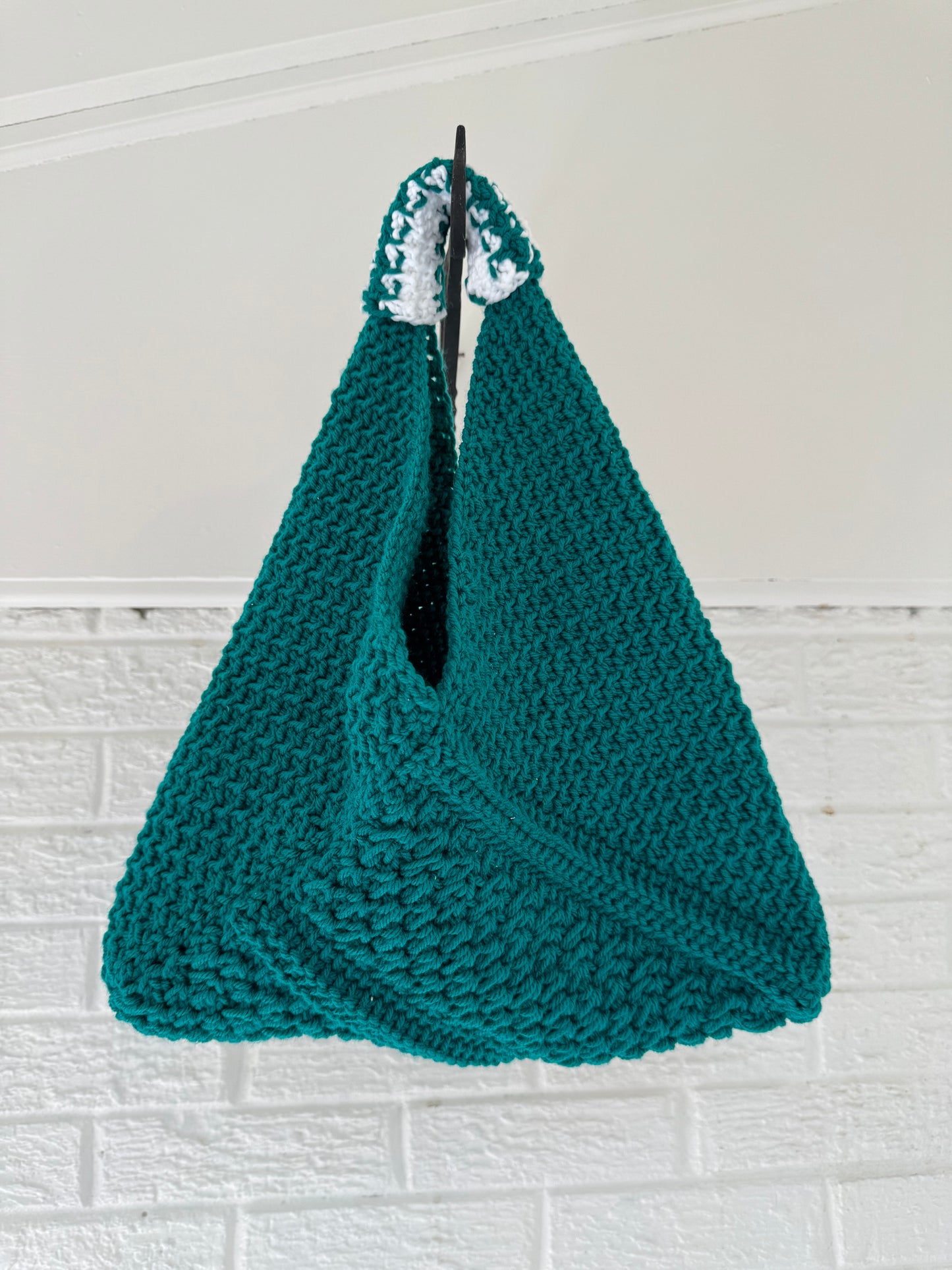Tunisian Crochet Origami Purse